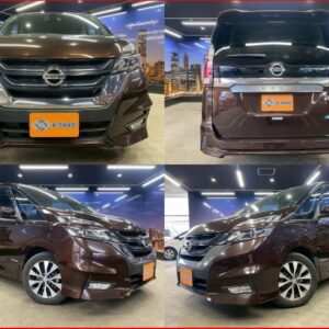 2017 Nissan Serena tea gasoline used car Japan export