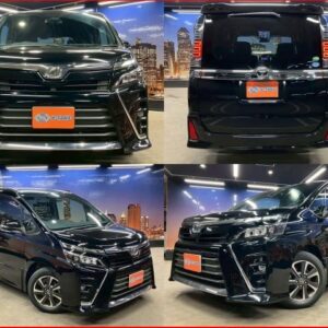 2018 Toyota Voxy black gasoline used car Japan export