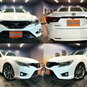 2013 Toyota Mark X white gasoline used car Japan export