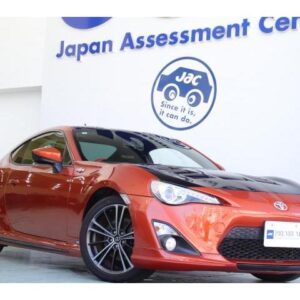 2012 Toyota 86 orange gasoline used car Japan export
