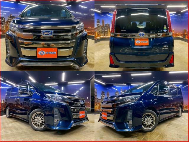 Ref:AUX-23396978 TOYOTA NOAH 2018 1 2018 Toyota Noah green gasoline used car Japan export
