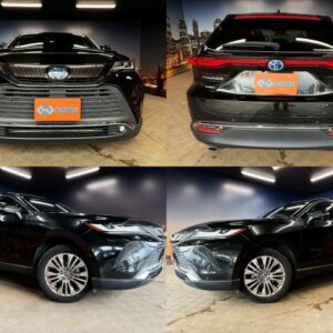 2021 Toyota Harrier Hybrid black gasoline used car Japan export