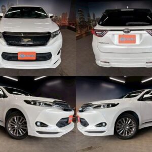 2017 Toyota Harrier pearl gasoline used car Japan export