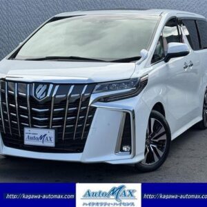 2022 Toyota Alphard pearl gasoline used car Japan export