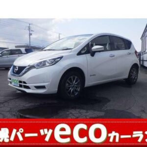2019 Nissan Note pearl hybrid used car Japan export