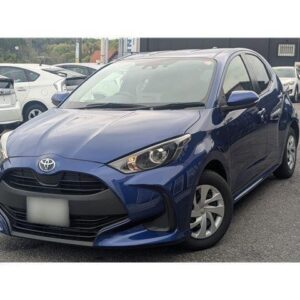 2022 Toyota Yaris blue gasoline used car Japan export