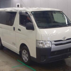 2020 Toyota Hiace Van white gasoline used car Japan export