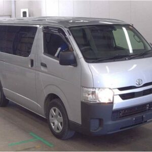 2021 Toyota Hiace Van silver gasoline used car Japan export