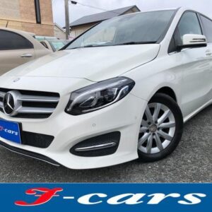 2015 Mercedes Benz B-Class white gasoline used car Japan export