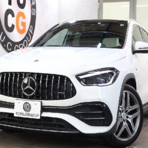 2023 Mercedes Benz Cla-Class white gasoline used car Japan export