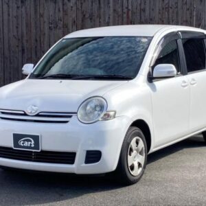 2013 Toyota Sienta white gasoline used car Japan export