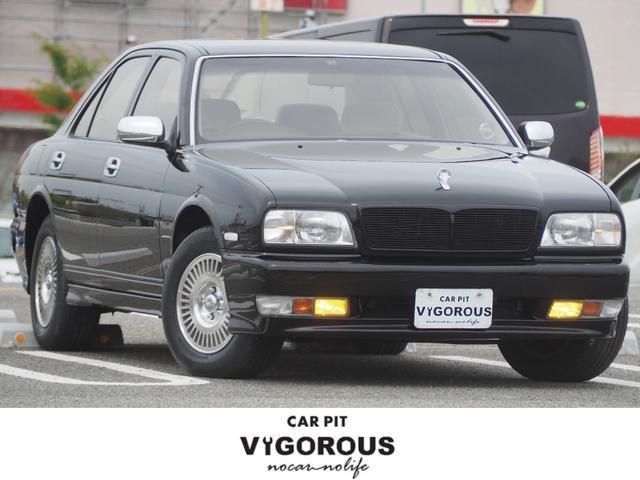 Ref:AUX-23410621 NISSAN CIMA 1996 1 1996 Nissan Cima black gasoline used car Japan export