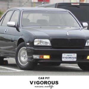 1996 Nissan Cima black gasoline used car Japan export