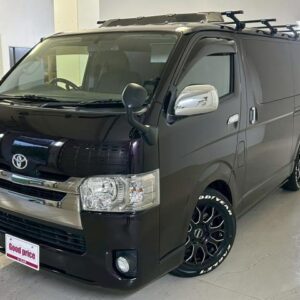 2017 Toyota Hiace Van purple gasoline used car Japan export