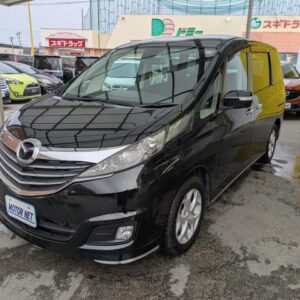 2013 Mazda Biante black gasoline used car Japan export