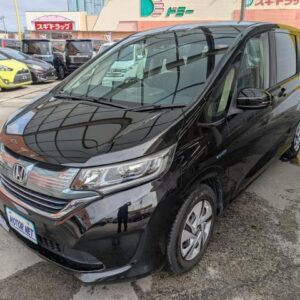 2018 Honda Freed Plus Hybrid black hybrid used car Japan export