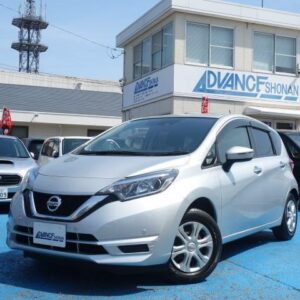 2021 Nissan Note silver gasoline used car Japan export