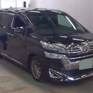 2018 Toyota Vellfire black gasoline used car Japan export