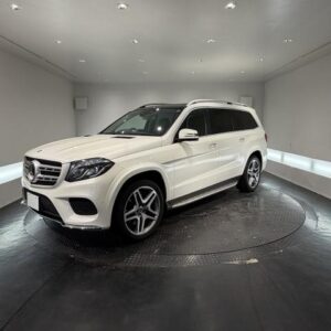 2017 Mercedes Benz Gls white diesel used car Japan export
