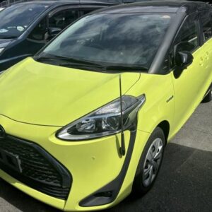 2019 Toyota Sienta yellow gasoline used car Japan export