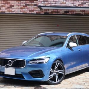 2017 Volvo V90 blue gasoline used car Japan export