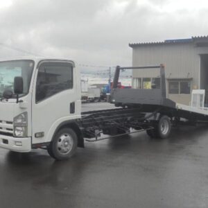 2008 Isuzu Elf Truck white diesel used car Japan export