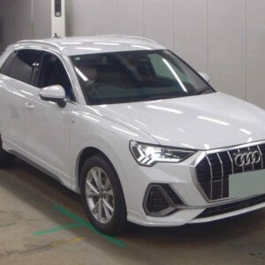 2022 Audi Q3 white gasoline used car Japan export