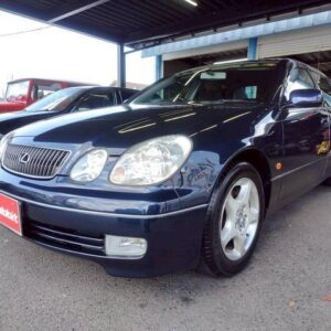 1998 Toyota Aristo blue gasoline used car Japan export