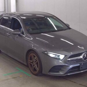 2023 Mercedes Benz A-Class gray gasoline used car Japan export