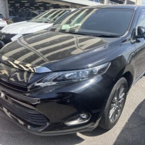 2017 Toyota Harrier black gasoline used car Japan export