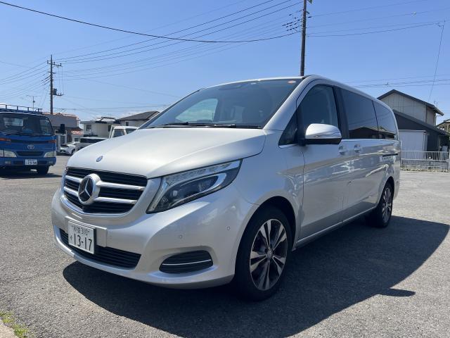 Ref:AUX-23420904 MERCEDES BENZ V-CLASS 2016 1 2016 Mercedes Benz V-Class silver diesel used car Japan export