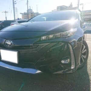 2019 Toyota Prius Phv black gasoline used car Japan export