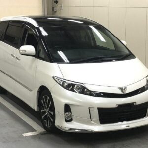 2015 Toyota Estima pearl gasoline used car Japan export