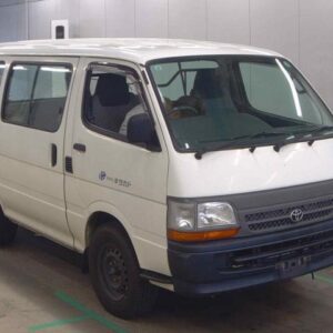 2004 Toyota Hiace Van white gasoline used car Japan export