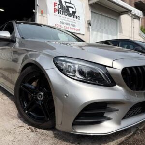 2018 Mercedes Benz C-Class silver gasoline used car Japan export