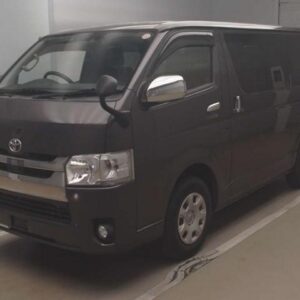 2018 Toyota Hiace Van gray gasoline used car Japan export