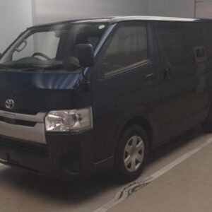 2018 Toyota Hiace Van blue diesel used car Japan export