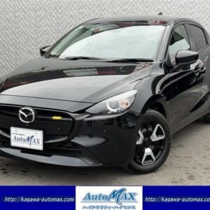 2024 Mazda Mazda2 black gasoline used car Japan export