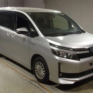 2016 Toyota Voxy silver hybrid used car Japan export