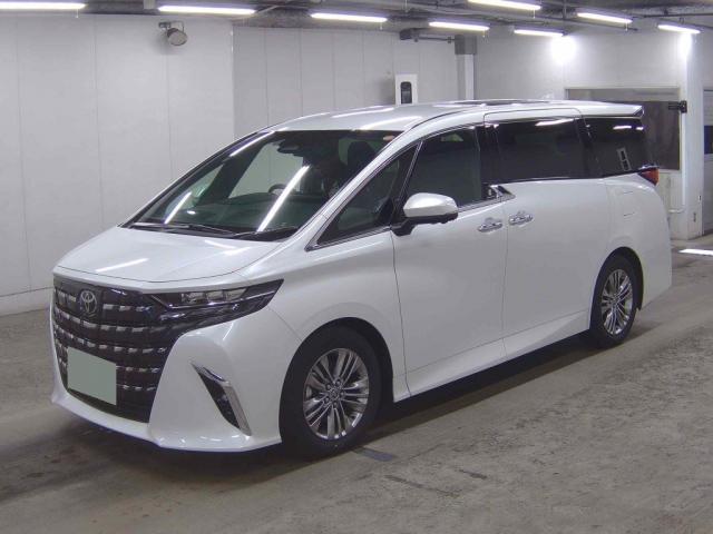 Ref:AUX-23422760 TOYOTA ALPHARD 2025 1 2025 Toyota Alphard pearl gasoline used car Japan export