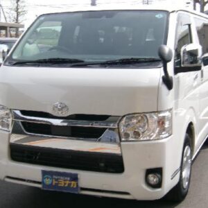 2021 Toyota Hiace Van white diesel used car Japan export