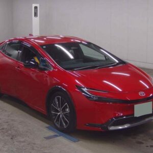 2023 Toyota Prius wine gasoline used car Japan export