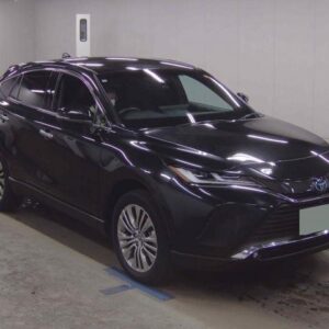 2025 Toyota Harrier Hybrid black gasoline used car Japan export