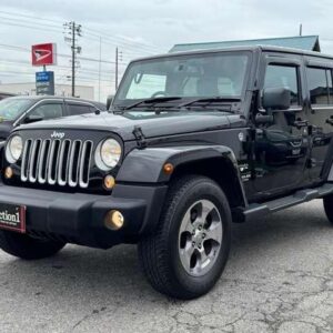 2017 Chrysler Jeep Jeep Wrangler Unlimited black gasoline used car Japan export