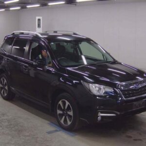 2016 Subaru Forester black gasoline used car Japan export