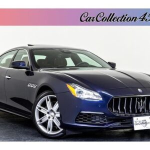 2017 Maserati Quattroporte blue gasoline used car Japan export