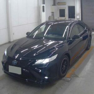 2020 Toyota Camry black gasoline used car Japan export