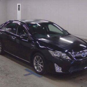 2014 Toyota Camry black gasoline used car Japan export