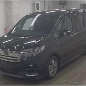 2020 Honda Stepwagon Spada black gasoline used car Japan export
