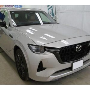 2024 Mazda Cx-80 white hybrid used car Japan export